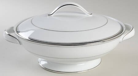 Silver Lane Round Covered Vegetable