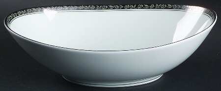 Silvester 10" Oval Vegetable Bowl
