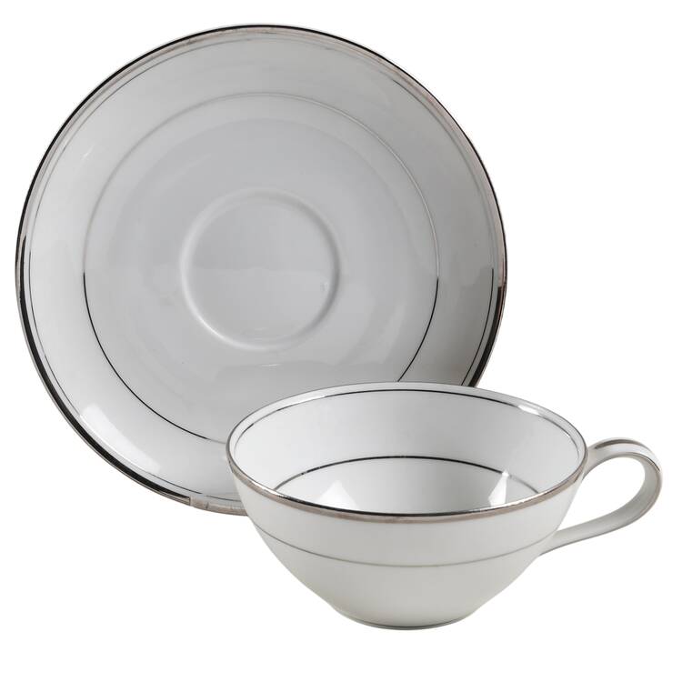 Silverton Flat Cup & Saucer Set