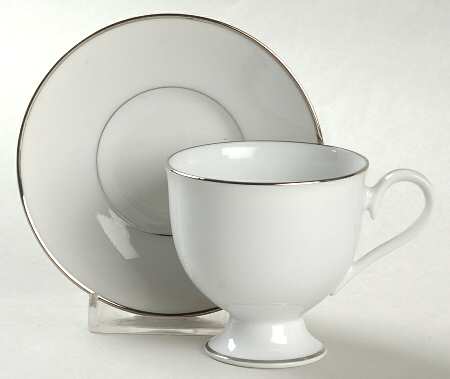 Silverdale Footed Demitasse Cup & Saucer Set