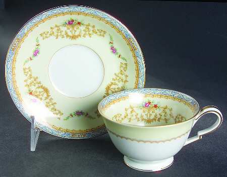 Sylvia Footed Cup & Saucer Set