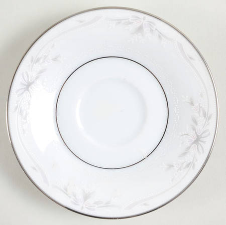 Silk Ribbons Saucer for Demitasse Cup