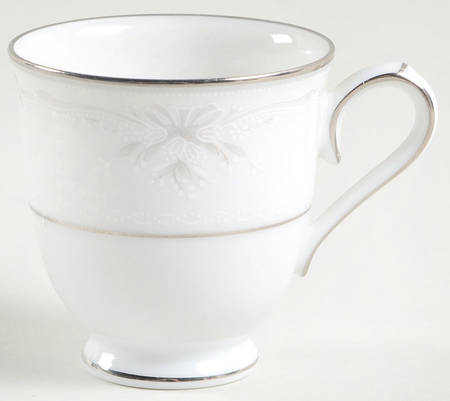 Silk Ribbons Footed Demitasse Cup