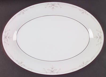 Silk Ribbons 16" Oval Serving Platter by Noritake