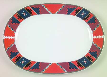 Sienna Sunset 14" Oval Serving Platter