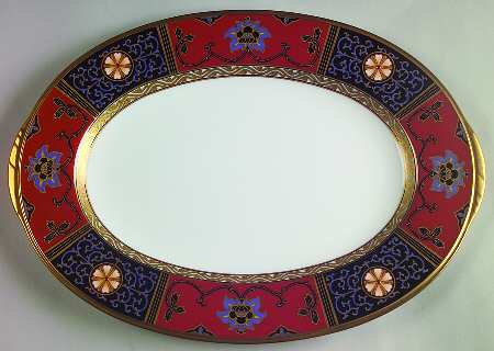 Silk Winds 12" Oval Serving Platter
