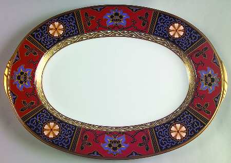 Silk Winds 14" Oval Serving Platter