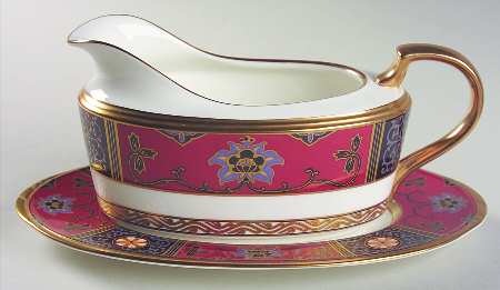 Silk Winds Gravy Boat & Underplate (Relish/Butter)