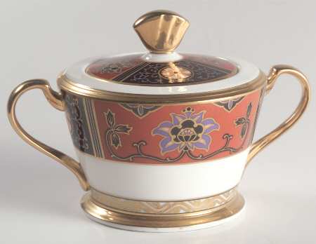 Silk Winds Sugar Bowl & Lid