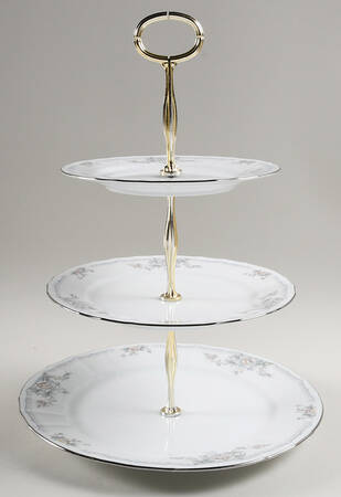 Smithfield 13 7/8"-14 1/4" 3-Tiered Serving Tray(DP,SP,BB) HC