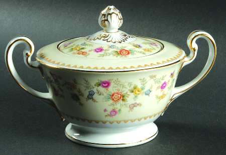 Smilax Sugar Bowl & Lid