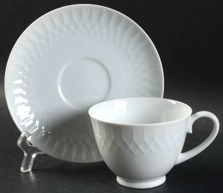 Snowden Footed Cup & Saucer Set