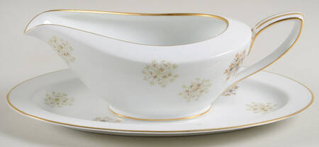 Snowflake (6908, 6934) Gravy Boat & Underplate