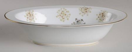 Snowflake (6908, 6934) 10" Oval Vegetable Bowl