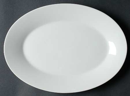 Snowville 12" Oval Serving Platter