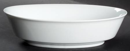 Snowville 9" Oval Vegetable Bowl
