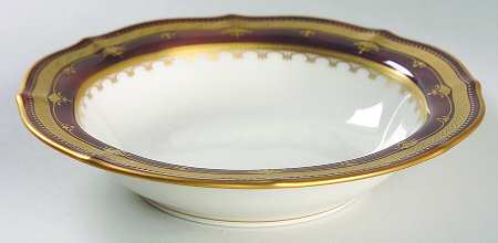Solemn Amber Rim Fruit/Dessert (Sauce) Bowl