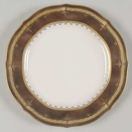 Solemn Amber Bread & Butter Plate