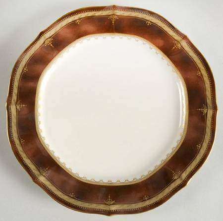 Solemn Amber Salad Plate
