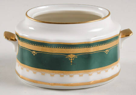 Solemn Emerald Sugar Bowl No Lid