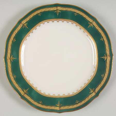 Solemn Emerald Bread & Butter Plate