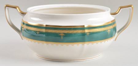 Solemn Emerald Oval Vegetable No Lid