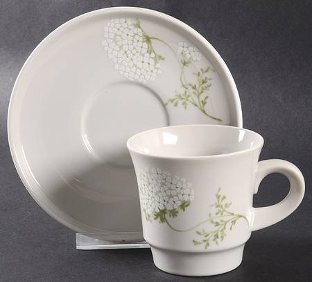 Softly Flat Cup & Saucer Set