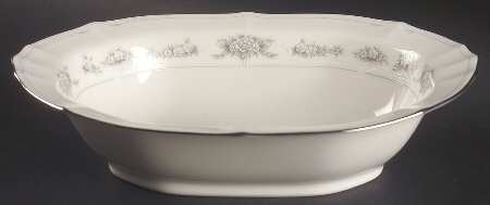 Southern Lace 10" Oval Vegetable Bowl by Noritake
