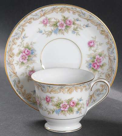 Somerset Footed Demitasse Cup & Saucer Set