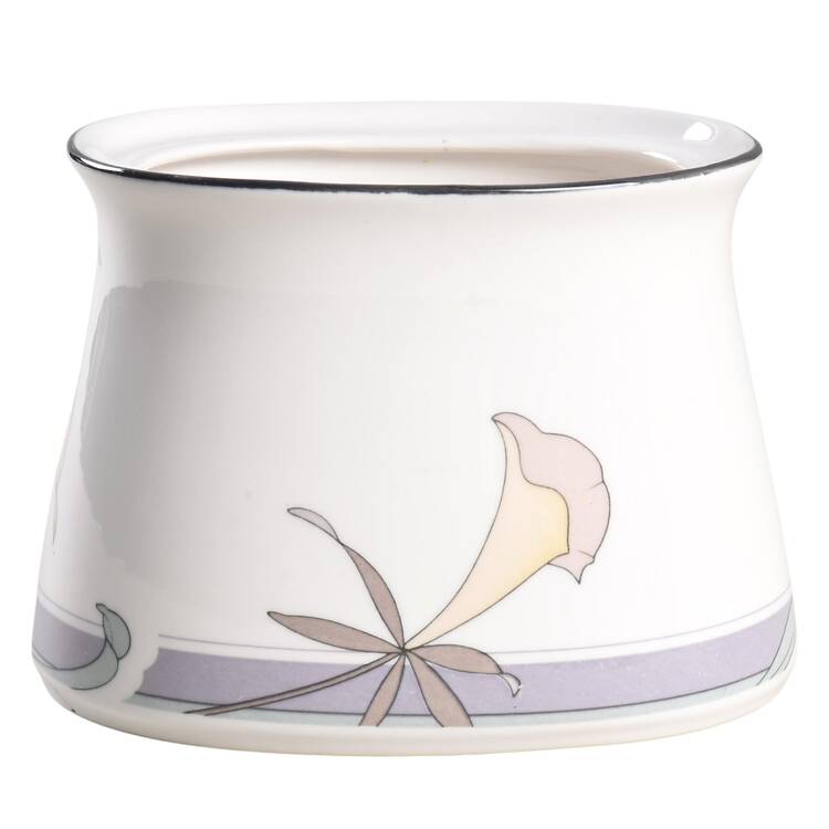 Society Orchid Sugar Bowl No Lid