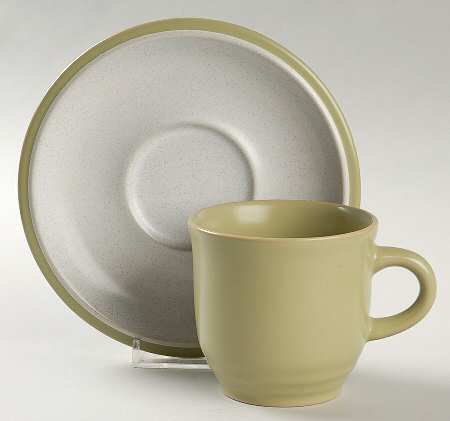 South Pacific Flat Cup & Saucer Set