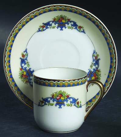 Sorrento Flat Demitasse Cup & Saucer Set
