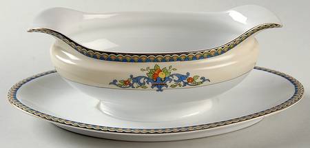 Sorrento Gravy Boat with Attached Underplate