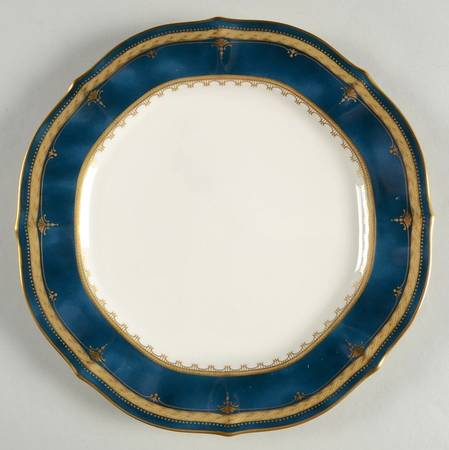 Solemn Sapphire Salad Plate