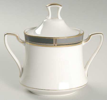 Society Satin Sugar Bowl & Lid