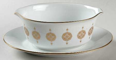 Sovereign (6808) Gravy Boat with Attached Underplate