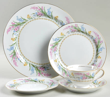 Spring Blossom 5 Piece Place Setting