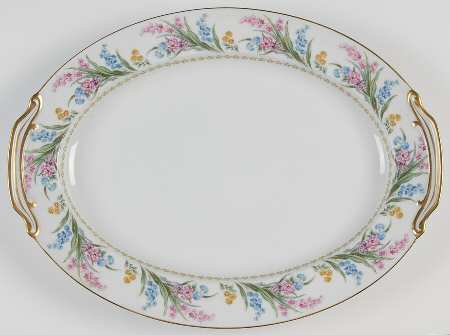 Spring Blossom 16" Oval Serving Platter