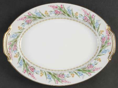 Spring Blossom 12" Oval Serving Platter