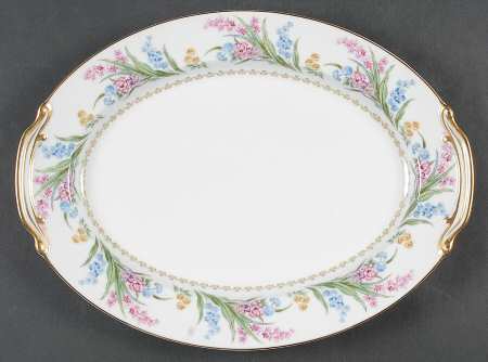Spring Blossom 13" Oval Serving Platter