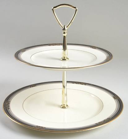 Spell Binder 2 Tiered Serving Tray (Dinner & Salad Plate)