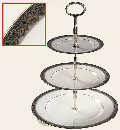 Spell Binder 13 7/8"-14 1/4" 3-Tiered Serving Tray(DP,SP,BB) HC