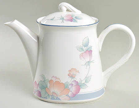 Spring Blush Tea/Coffee Pot & Lid