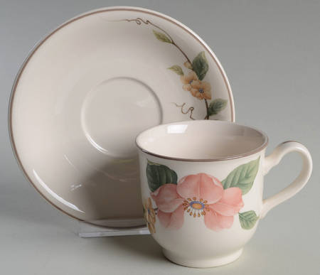 Spring Debut Footed Cup & Saucer Set