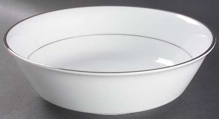 Spectrum (Platinum Rings) 9" Round Vegetable Bowl