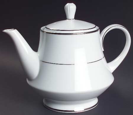 Spectrum (Platinum Rings) Teapot & Lid