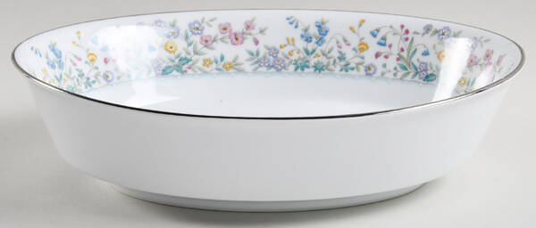 Spring Garden 9" Oval Vegetable Bowl