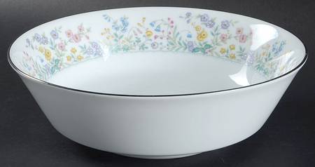 Spring Garden 9" Round Vegetable Bowl