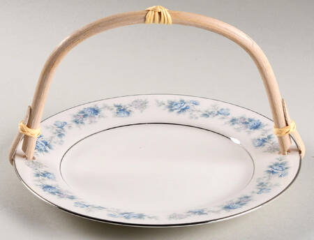 Splendor 5 3/8"-5 5/8" Bamboo Handled Serving Plate  HC
