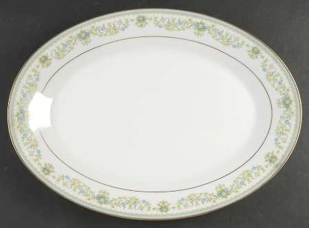 Spring Meadow 16" Oval Serving Platter